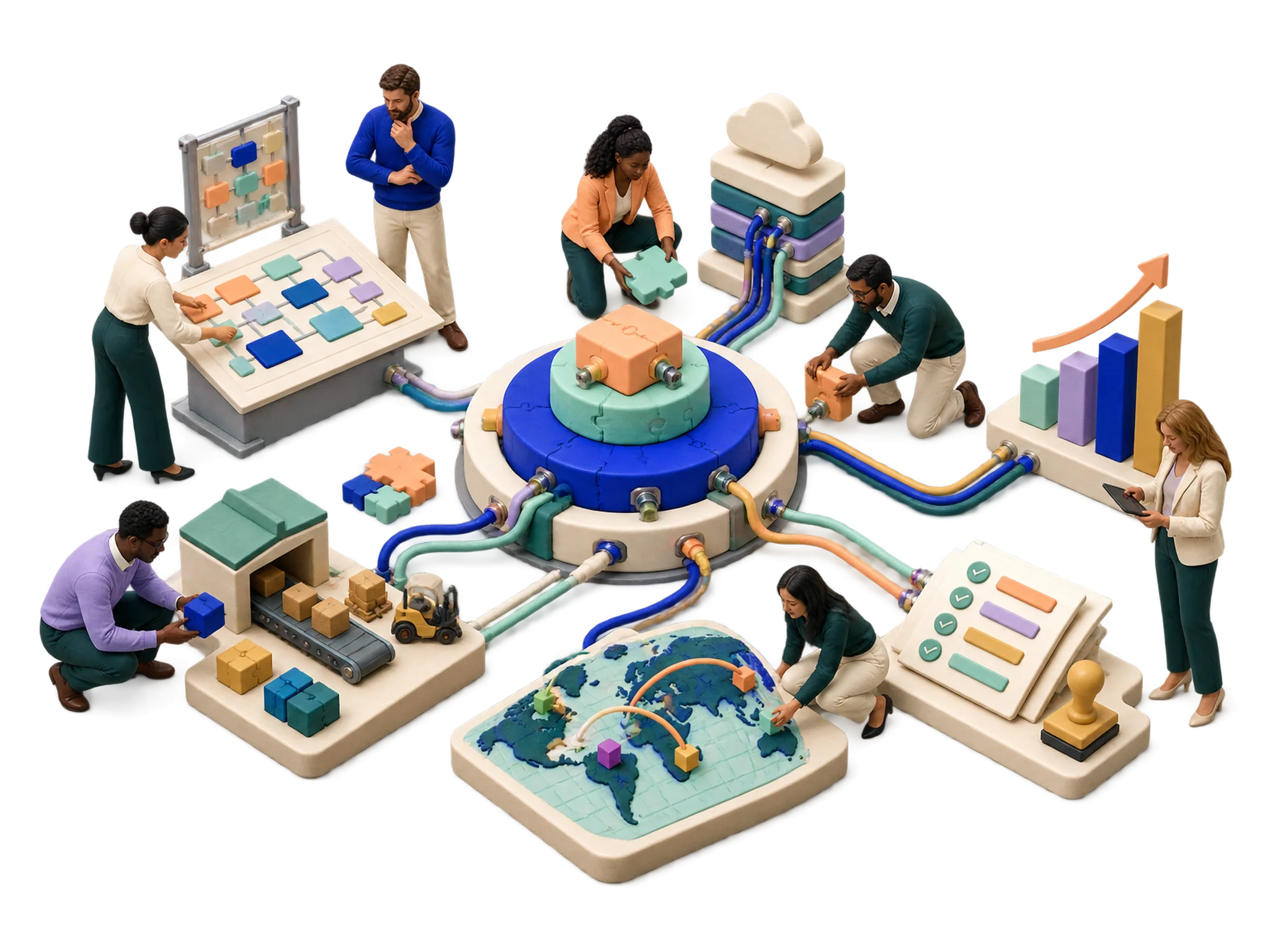 Clay illustration for When a Finance Spreadsheet Becomes a Business Risk