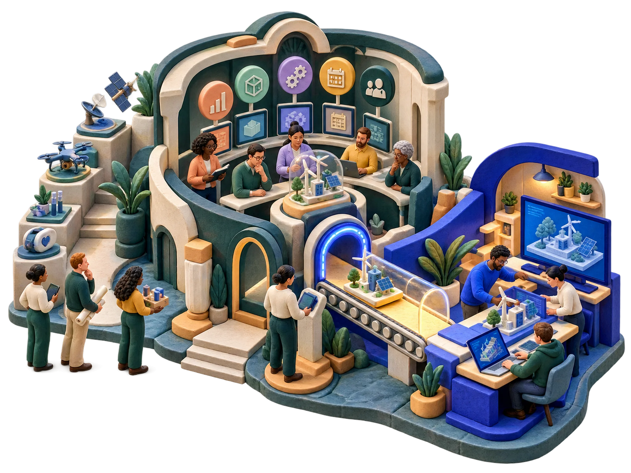 Clay illustration for Is your startup a fit for founder project financing?